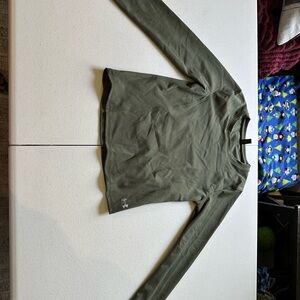 Under Armour Sage Green Crew Neck Top